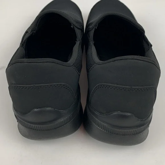 Skechers black mens slip on sneakers - Picture 5 of 11